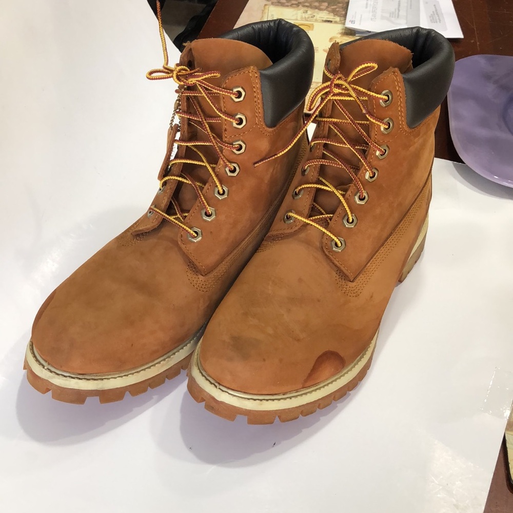 Timberland Waterproof Leather Men’s Boots Sz 11 - Picture 4 of 16